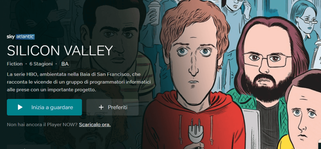 silicon valley nowtv