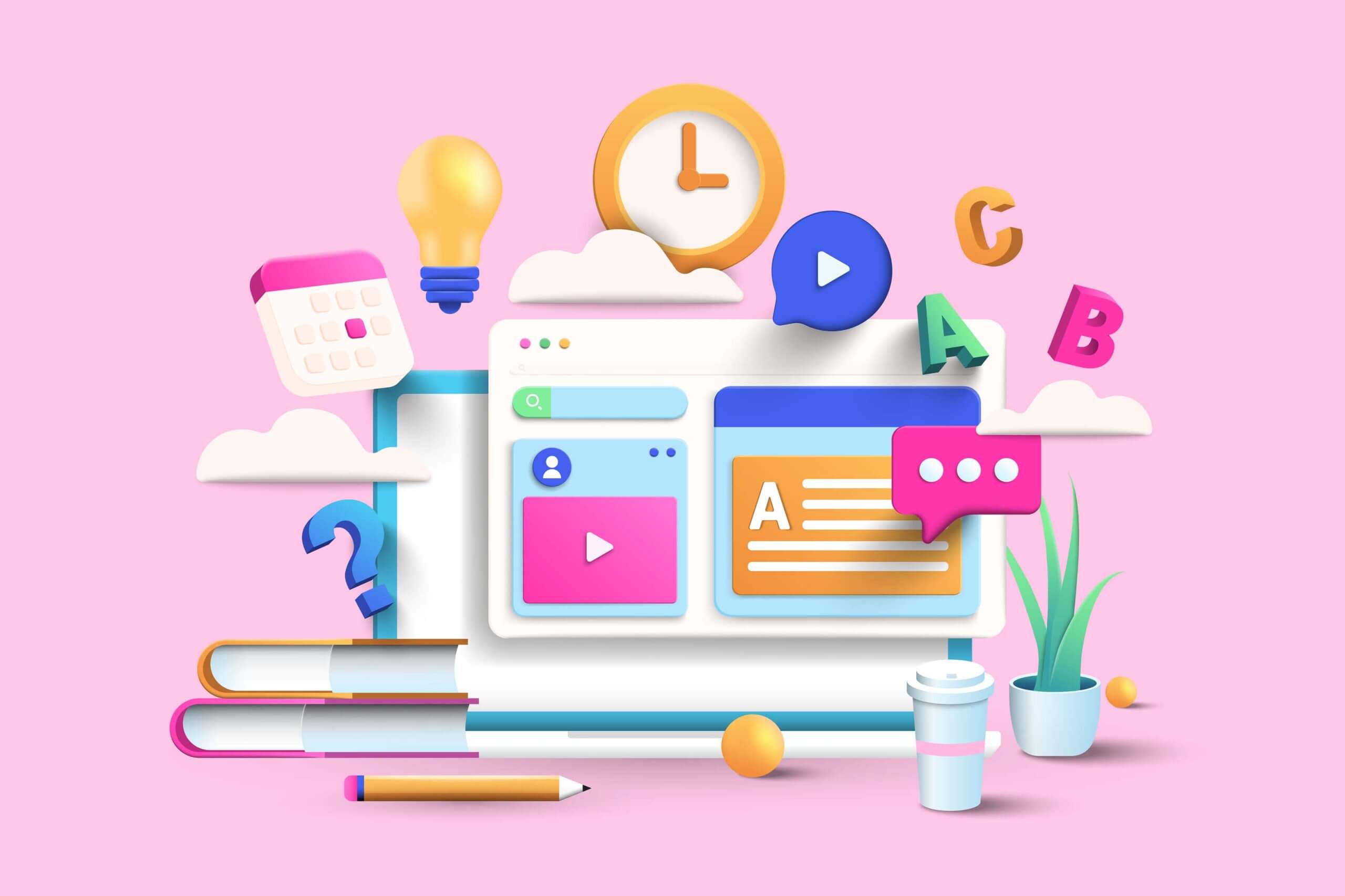 libri e computer per rappresentare studiare online perché scegliere la digital school