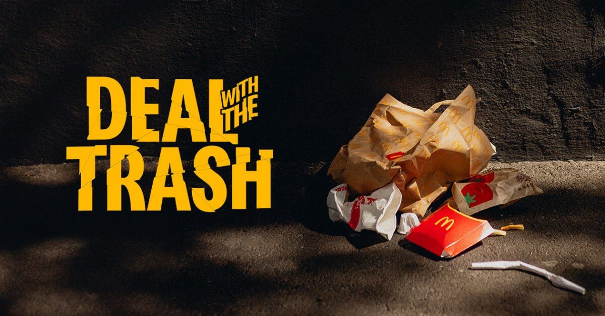 mcdonald's deal with the trash
