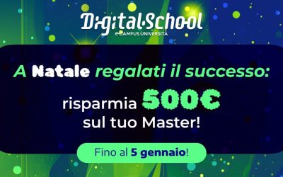 Approfitta degli sconti di Natale 2024 di Digital School, investi nel tuo futuro!