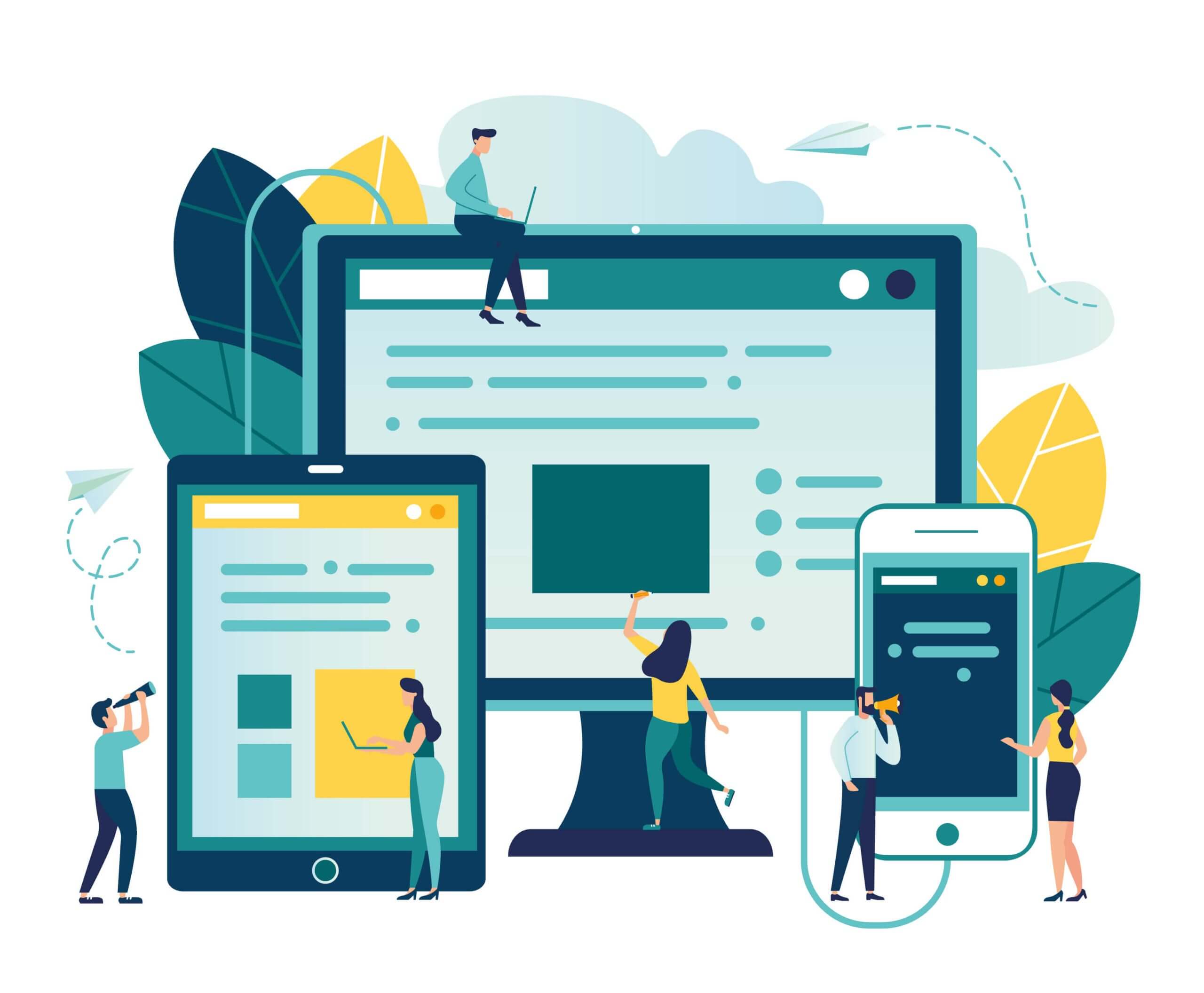 rappresentazione del responsive design