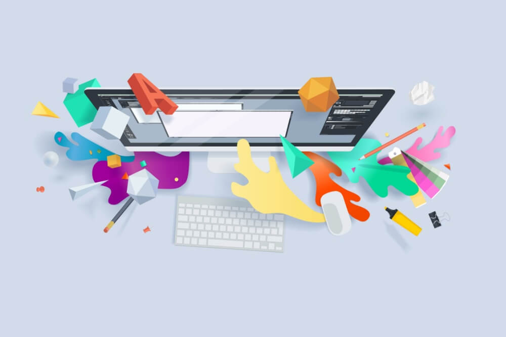 Shutterstock_644372338 rappresentazione concetto bleed graphic design