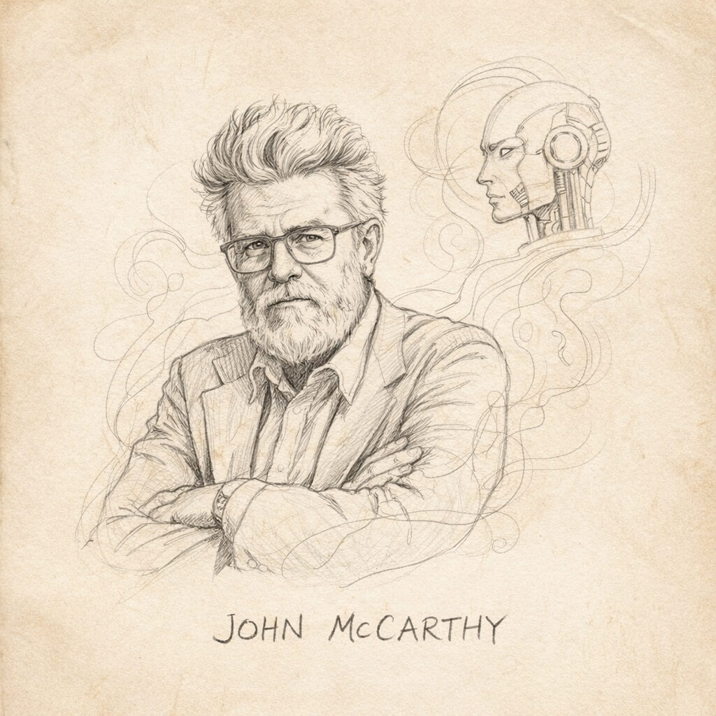 shutterstock_2715428763 john mccarthy e intelligenza artificiale