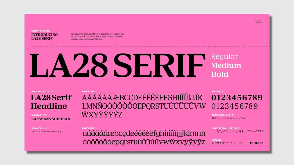 font la28 serif