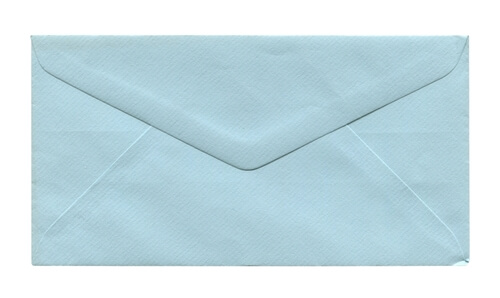 busta per lettere di carta chiusa da cui deriva l'icona delle email
