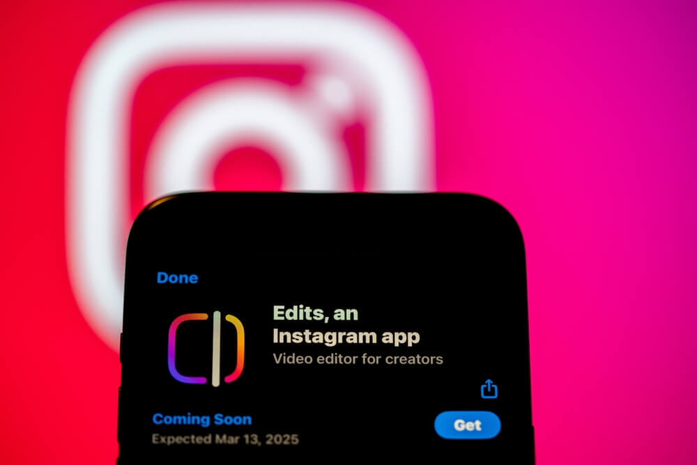 shutterstock_2575663239 icona app edits e sfondo icona instagram